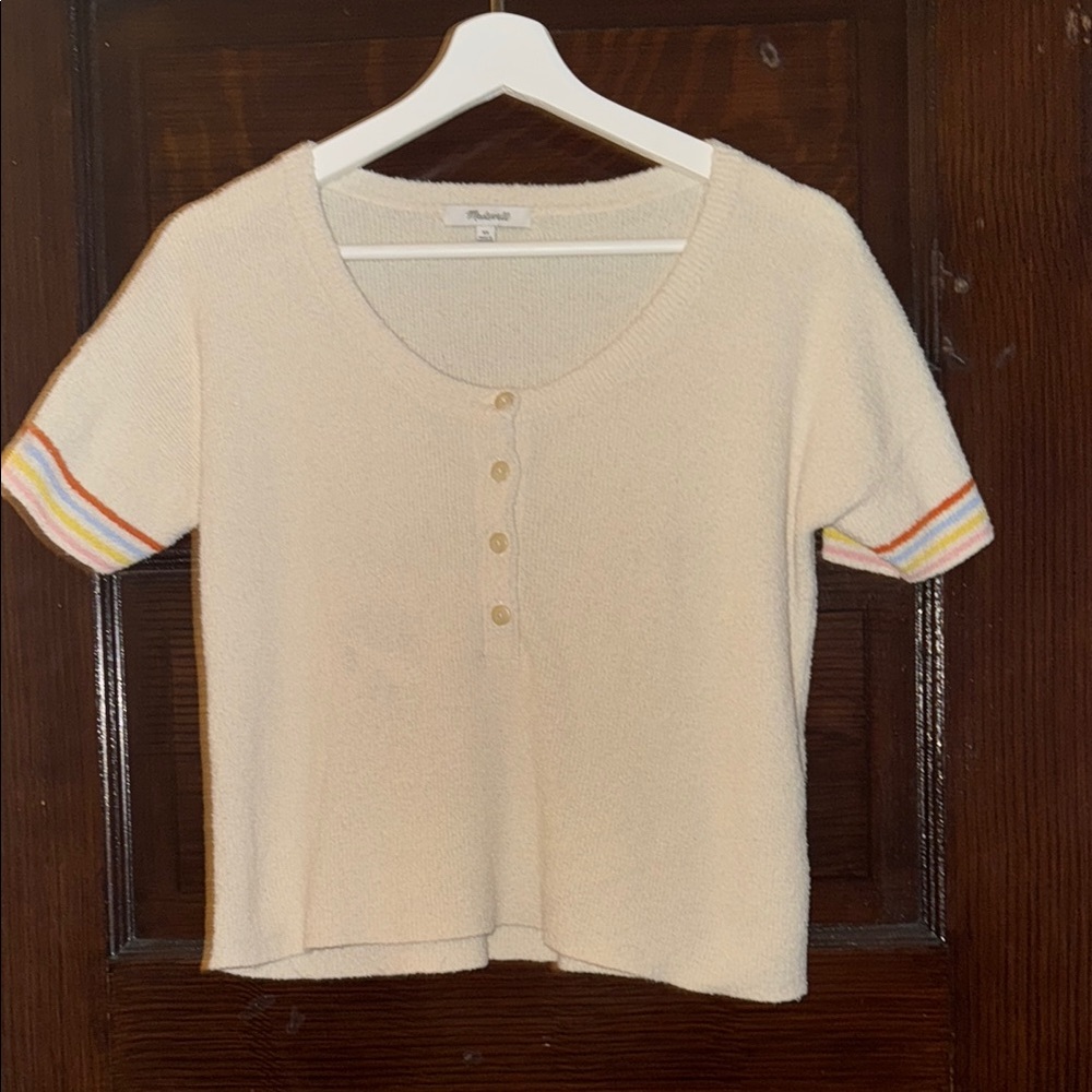 Madewell Beige Knit Top